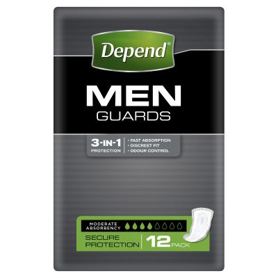 Depend Guards for Men 12 Pack