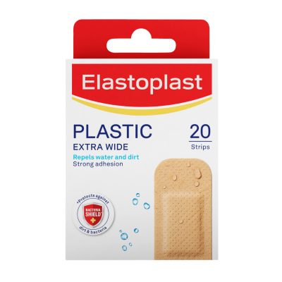 Elastoplast Plastic Strips Extra Wide 20 Pack