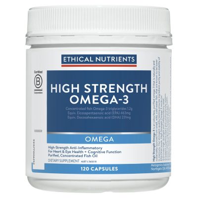 Ethical Nutrients High Strength Omega 3 Capsules
