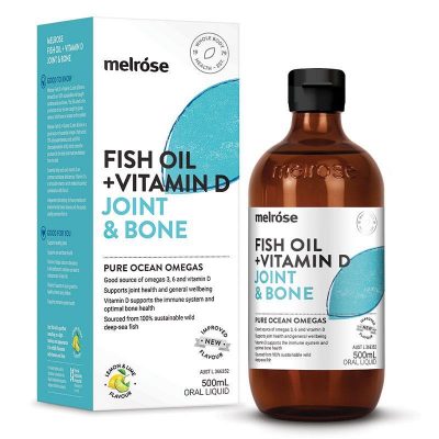 Melrose Omega Fish Oil + Vitamin D Joint & Bone 500ml