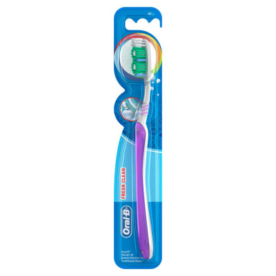 Oral-B All Rounder Fresh Clean Soft Manual Toothbrush - 1 Pack