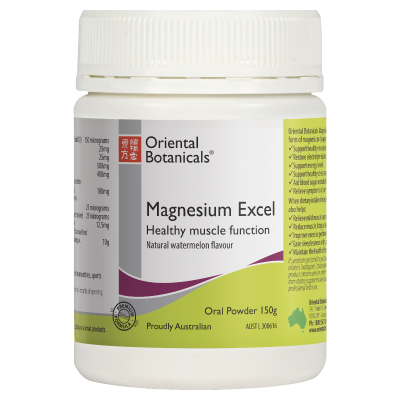 Oriental Botanicals Magnesium Excel Powder Watermelon 150g