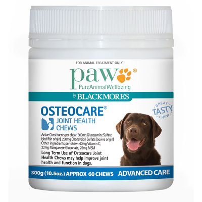 PAW by Blackmores Osteocare Chews 60 Pack