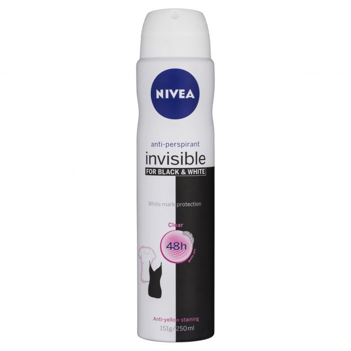 Nivea Deodorant Invisible Black & White - 250ml