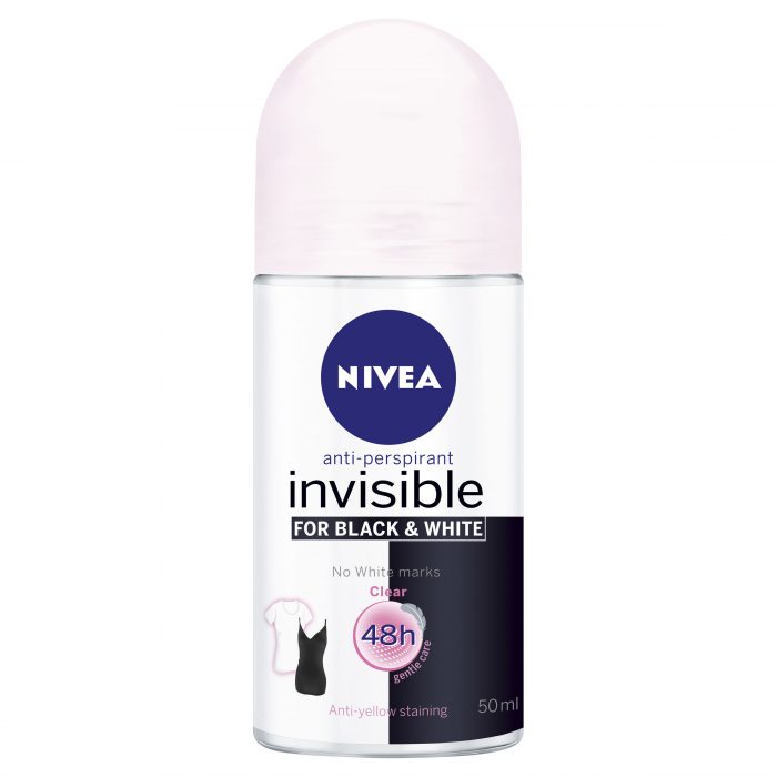 Nivea Invisible Black & White Clear Roll-on - 50mL
