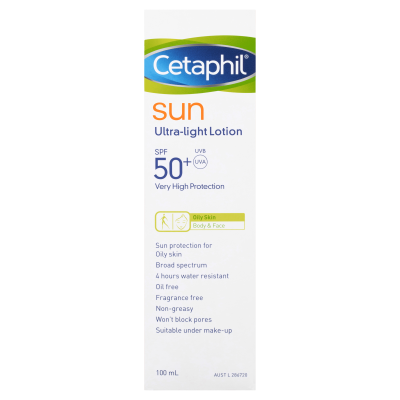 Cetaphil Sun Ultra-Light Lotion SPF 50+ 100mL