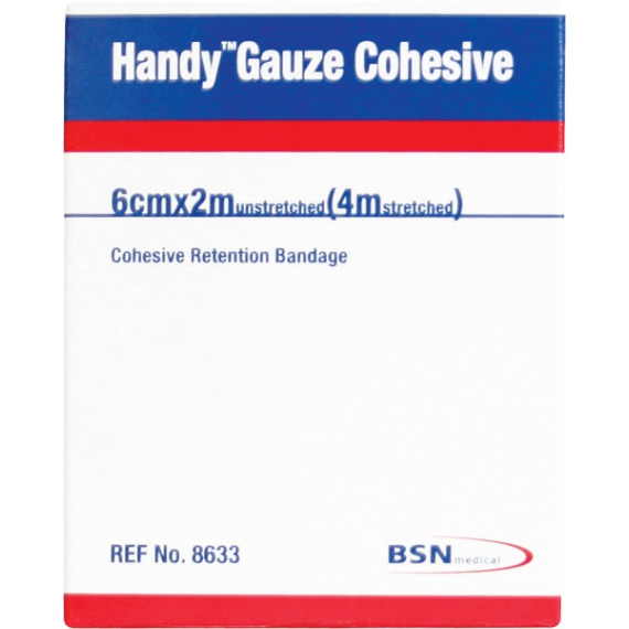 Handy Gauze Cohesive Retention Bandage 6cm x 2m - National Pharmacies