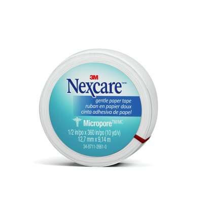 Nexcare Micropore First Aid Tape White 12.5mm x 9.1m