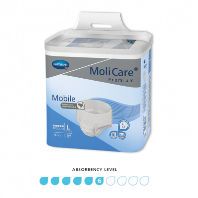 Molicare Premium Mobile 6D Large - 14 Pack