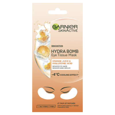Garnier SkinActive Eye Tissue Mask Hyaluronic Acid and Orange Juice