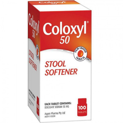 Coloxyl 50mg Tablets 100 Pack