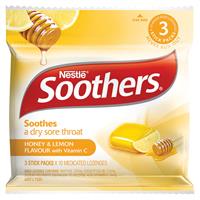 Nestle Soothers Honey & Lemon Stick Multipack 3x10