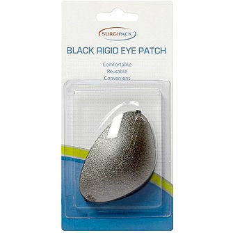 Surgipack Black Eye Patch hard single