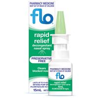 Flo Rapid Relief Nasal Decongestant 15mL