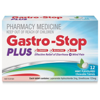 Gastro-Stop Plus 12 Tablets