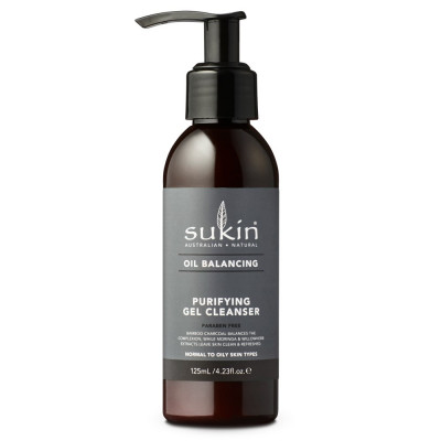 Sukin Oil Balancing Plus Charcoal Purifying Gel Cleanser