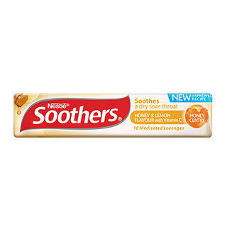 Allens Soothers Honey and Lemon Flavour - 10 Lozenges