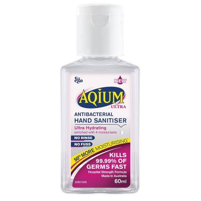 Aqium Antibacterial Hand Sanitiser Ultra 60Ml