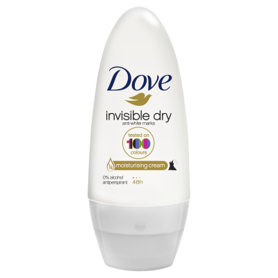 Dove Women Antiperspirant Roll On Deodorant Invisible Dry - 50ml