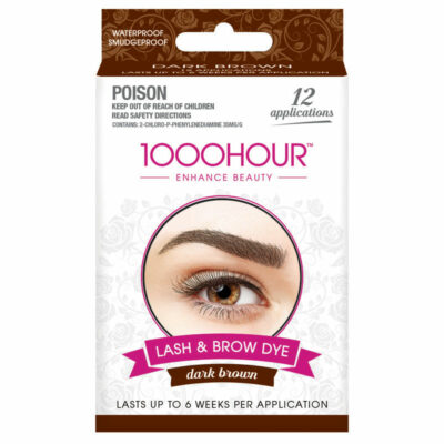 1000 Hour Eyelash & Brow Dye Kit - Dark Brown