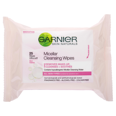 Garnier Skin Naturals Micellar Cleansing Wipes 25pk
