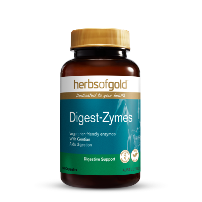 Herbs of Gold Digest-Zymes 60 Veg Capsules
