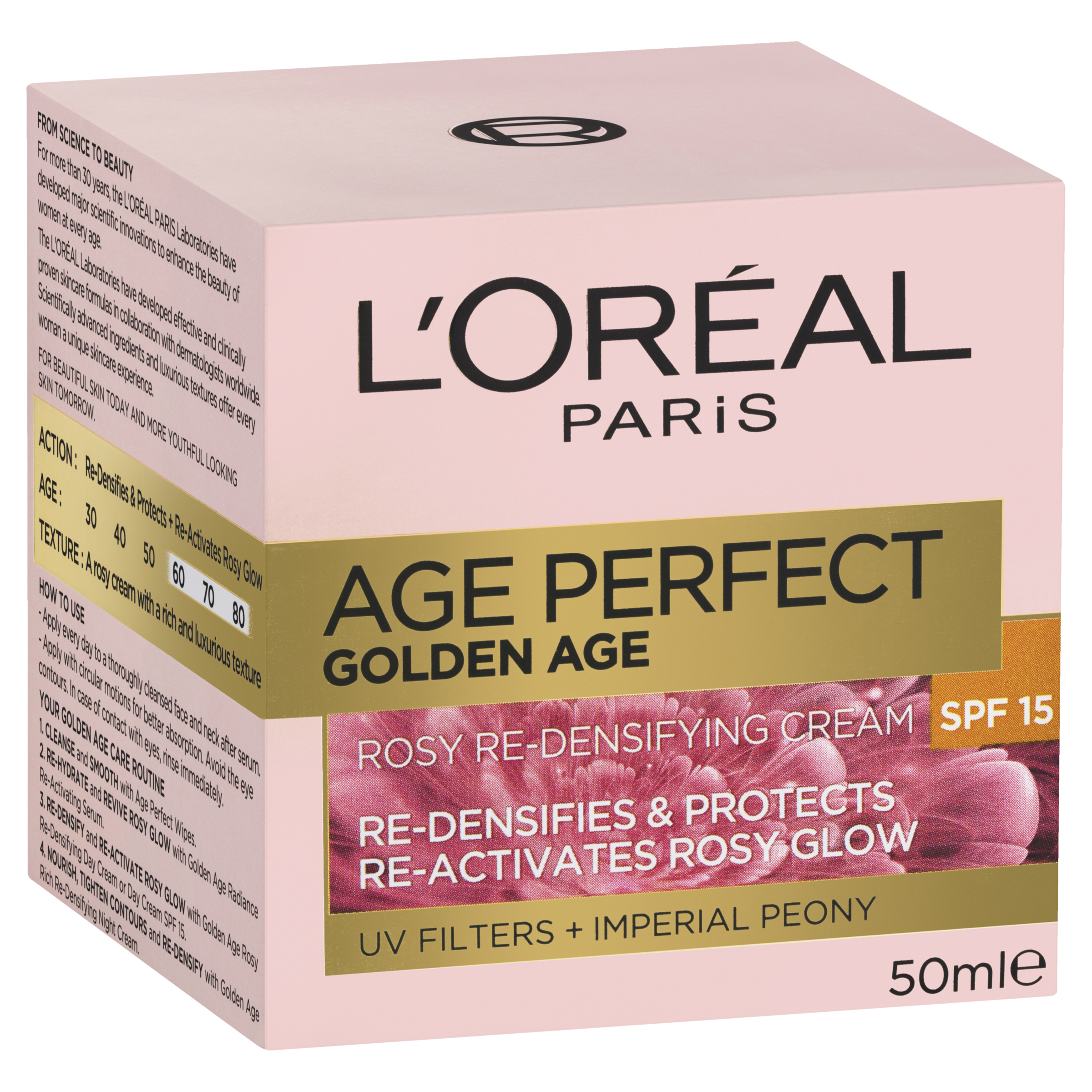 age perfect day cream spf 15