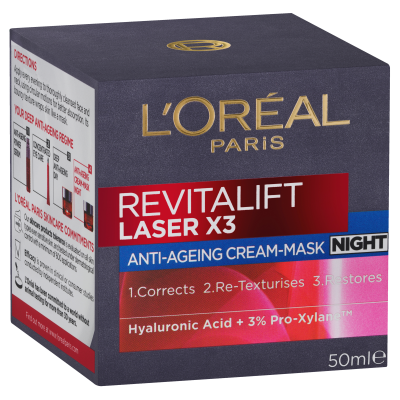 L'Oreal Paris Revitalift Laser X3 Night Mask Cream 50ml