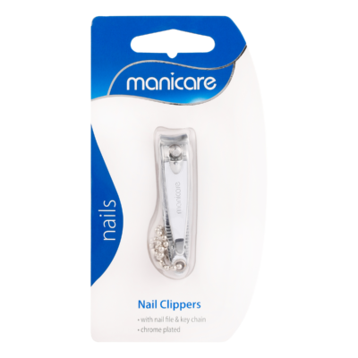 Manicare Nail Clippers, with Nail File and Key Chain