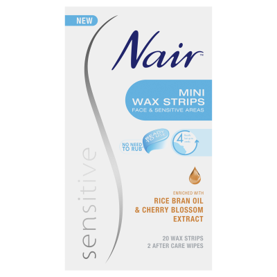 Nair Sensitive Mini Wax Strips - 20 Pack