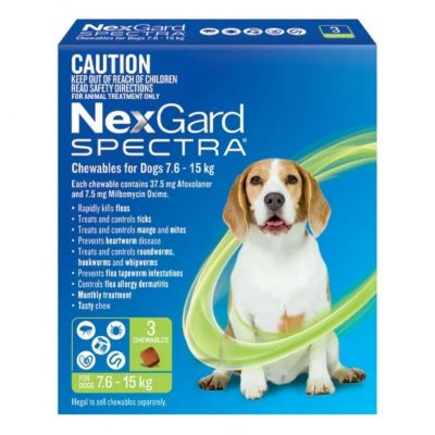 Nexgard Spectra Medium Dog 7.6-15kg 3 Pack