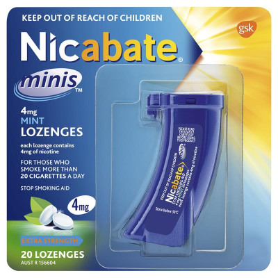 Nicabate Minis Quit Smoking lozenge 4 mg 20 pieces