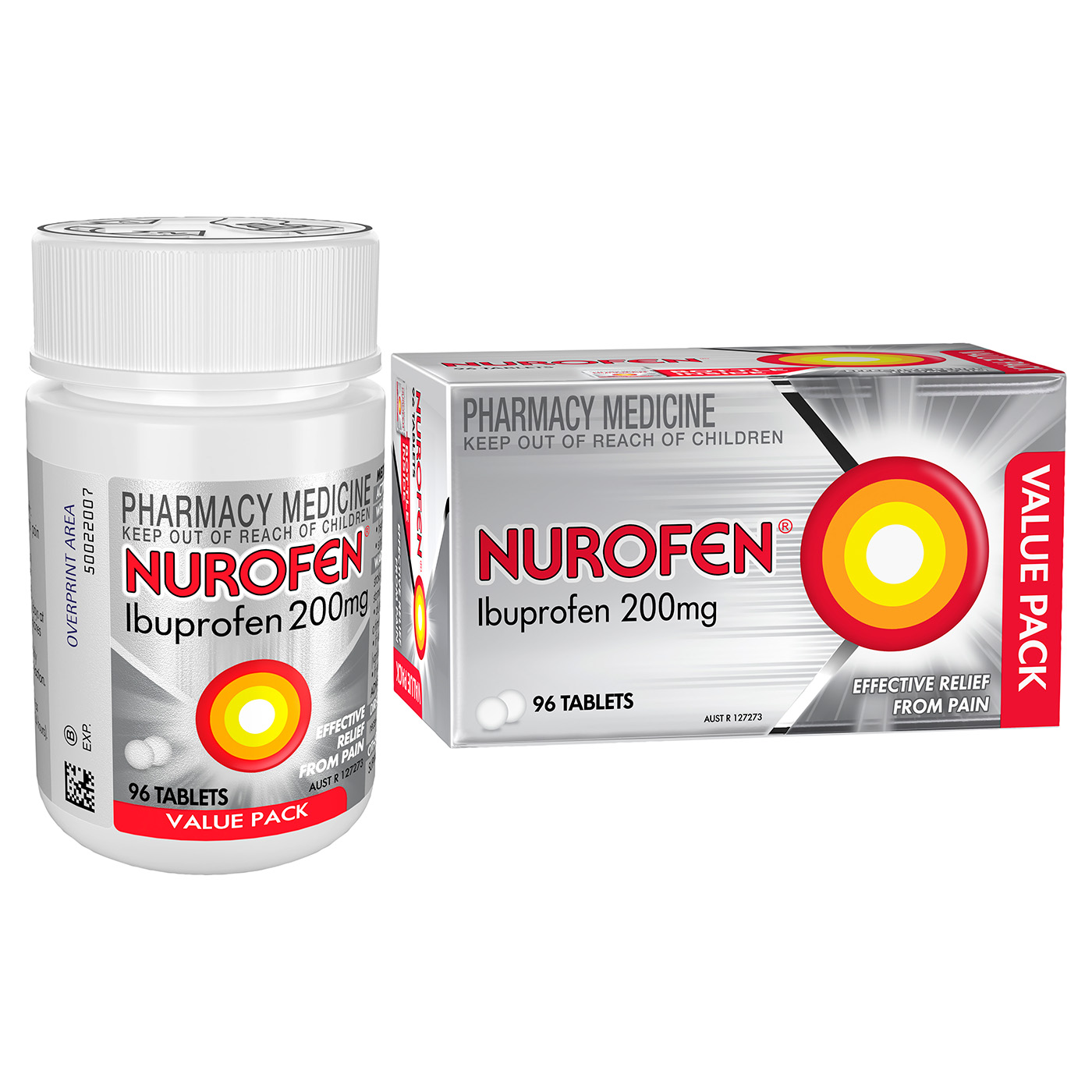 Nurofen Tablets 200mg Ibuprofen Anti-Inflammatory Pain Relief ...