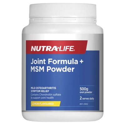 Nutra-Life Joint Formula + Msm Lemon 500g