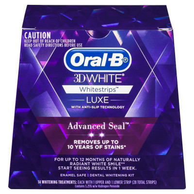 Oral-B 3D White Luxe Advance Seal 14 Whitening Strips