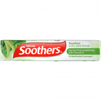 Allens Soothers Eucalyptus and Menthol Flavour - 10 Lozenges
