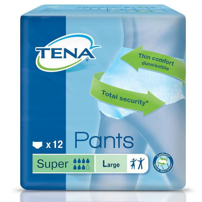 Tena Pants Super Large - 12 Pack
