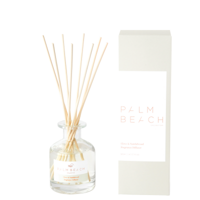 Palm Beach Clove & Sandalwood Mini Fragrance Diffuser 50ml
