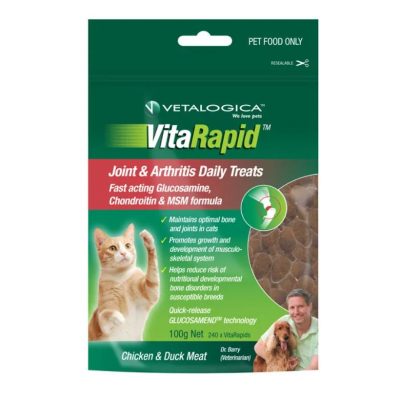 Vetalogica Vitarapid Joint And Arthritis Cat Treat 100g
