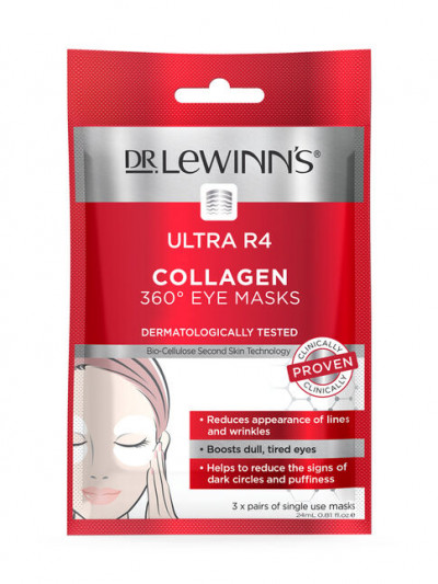Dr Lewinns Ultra R4 Collagen 360° Eye Masks - 3 Pack