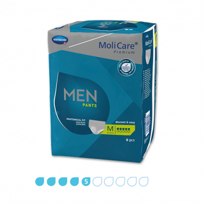 Molicare Premium Men Pants 5 Drop - 8 Pack