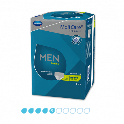 Molicare Premium Mens Pants 5D Large - 7 Pack