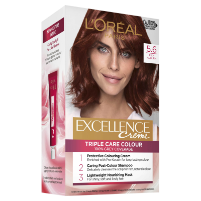 L'Oréal Paris Excellence Crème Permanent Hair Colour - 5.6 Rich Auburn