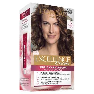 L’Oréal Paris Excellence Crème Permanent Hair Colour - 6 Light Brown