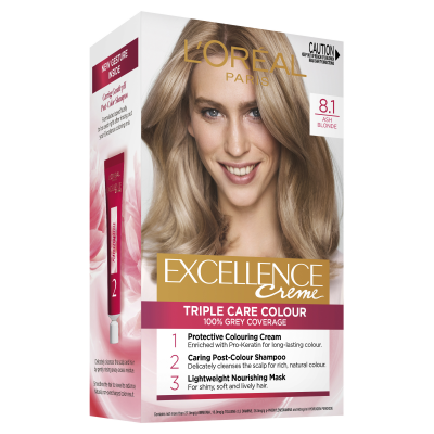 L'Oréal Paris Excellence Crème Permanent Hair Colour - 8.1 Ash Blonde