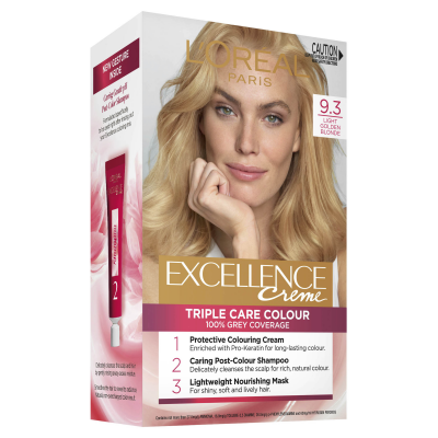 L'Oréal Paris Excellence Crème Permanent Hair Colour - 9.3 Light Golden Blonde