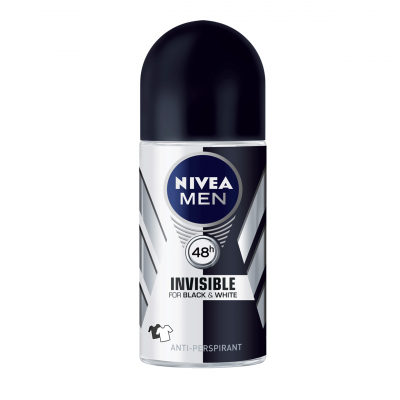 Nivea Men Invisible for Black & White Original Roll-on Deodorant - 50ml