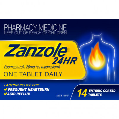 Zanzole 24HR 20mg Tablets 14 Pack