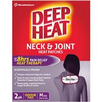 Deep Heat Neck & Joint Heat Patches - 2 Pack