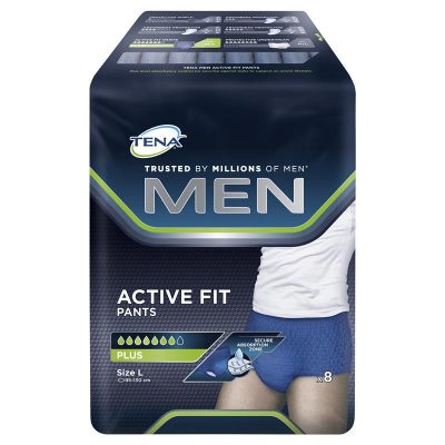 Tena Pant Men Active Fit Plus Large - 8 Pack